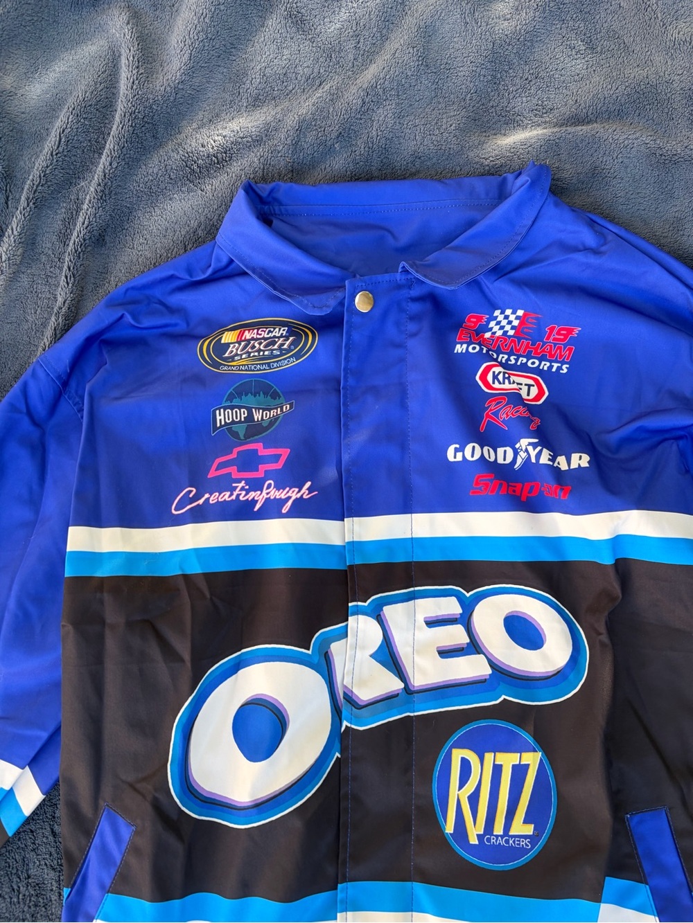 Oreo x Ritz Racing Jacket - Blue Reproduction